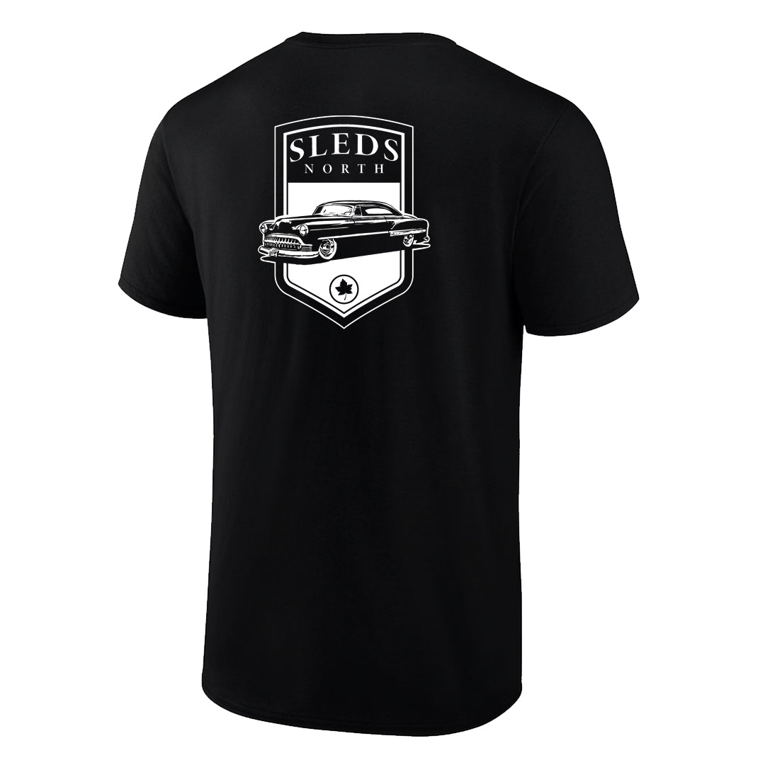 Sleds North 2024 Adult Short Sleeve T-Shirt - Black