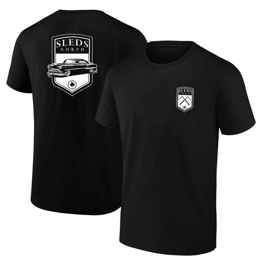 Sleds North 2024 Adult Short Sleeve T-Shirt - Black