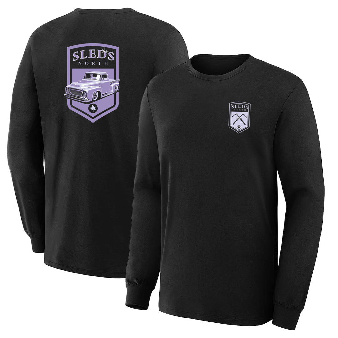 Sleds North 2025 Adult Long Sleeve T-Shirt - Black