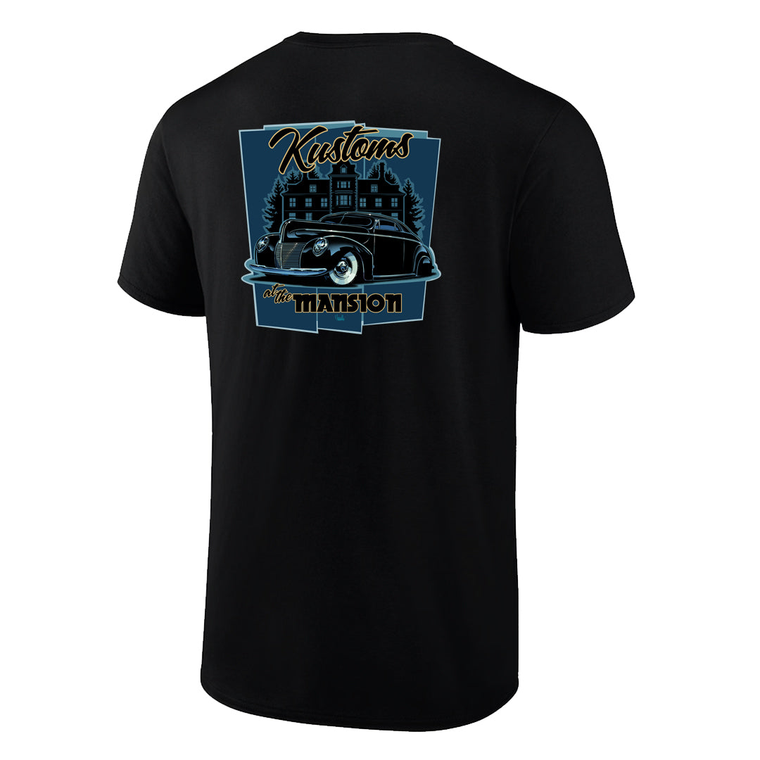 Sleds North Kustoms at the Mansion Adult Short Sleeve T-Shirt - Black