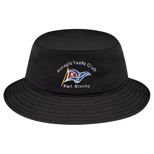Kanagio Yacht Club Adult Polyester Pearl Nylon Bucket Hat - Black