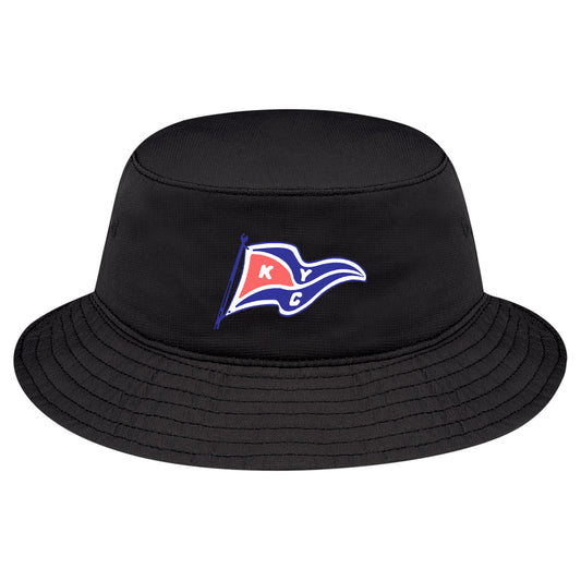 Kanagio Yacht Club Adult Polyester Pearl Nylon Bucket Hat - Black