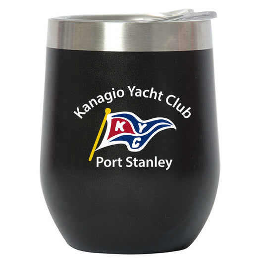 Kanagio Yacht Club 350ml Traveller Mug - Black