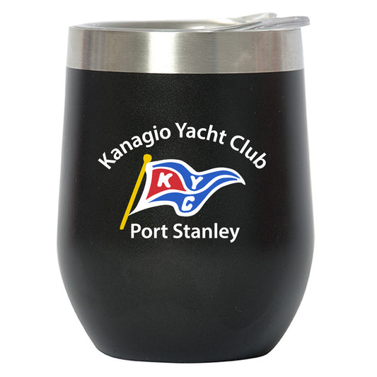 Kanagio Yacht Club 350ml Traveller Mug - Black