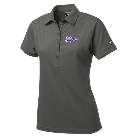 Kanagio Yacht Club Ladies' Primary Short Sleeve Performance Polo - Grey