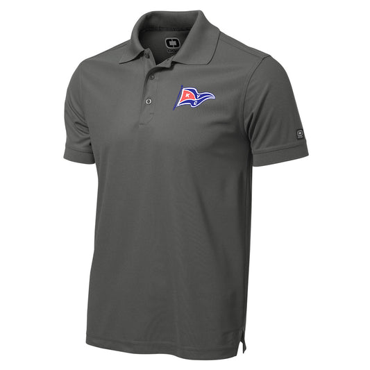 Kanagio Yacht Club Men's Primary Short Sleeve Performance Polo - Grey