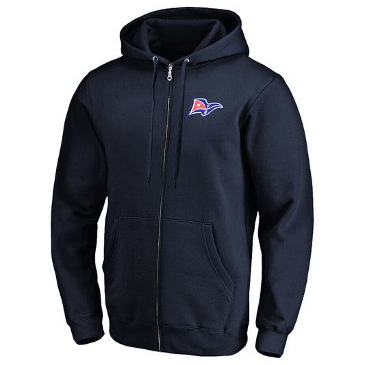 Kanagio Yacht Club Adult Full Zip Sweatshirt - Navy