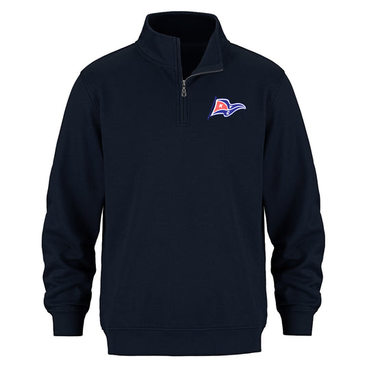 Kanagio Yacht Club Adult Quarter Zip Sweatshirt - Navy