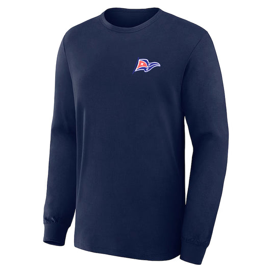 Kanagio Yacht Club Adult Long Sleeve T-Shirt - Navy