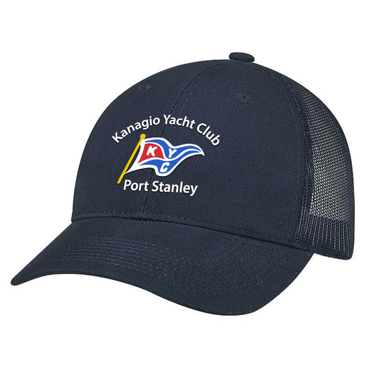 Kanagio Yacht Club Adult Twill Mesh Adjustable Cap - Navy