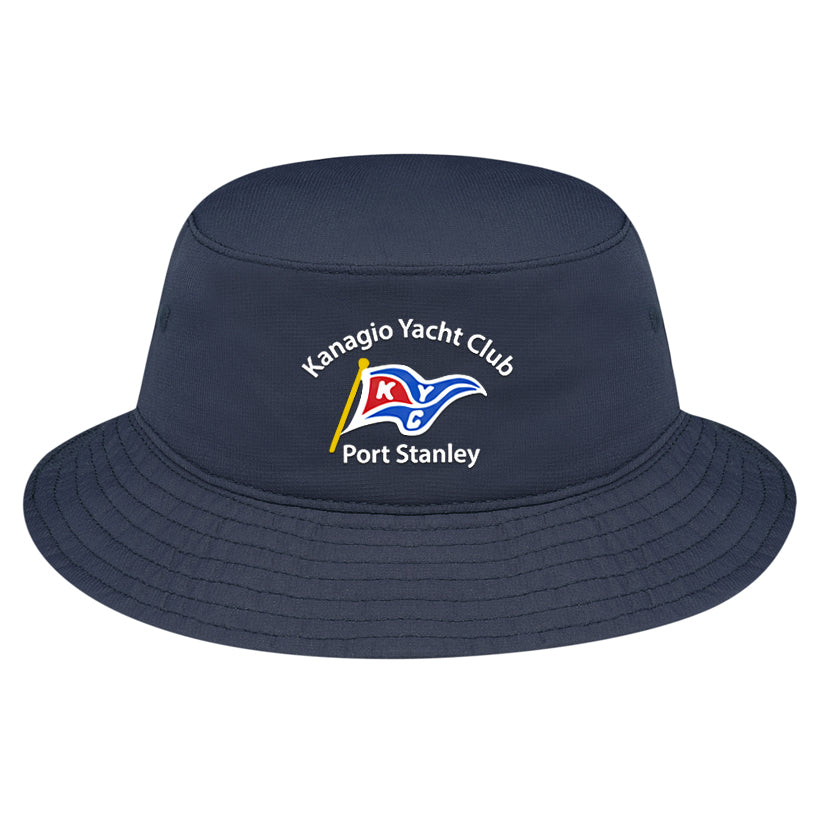 Kanagio Yacht Club Adult Polyester Pearl Nylon Bucket Hat - Navy