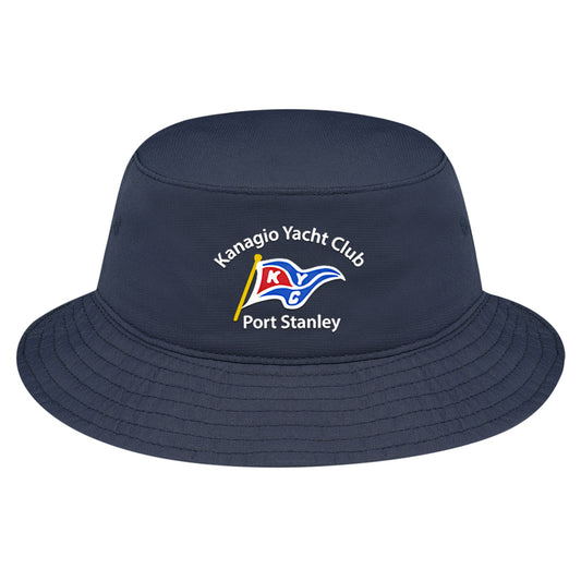 Kanagio Yacht Club Adult Polyester Pearl Nylon Bucket Hat - Navy