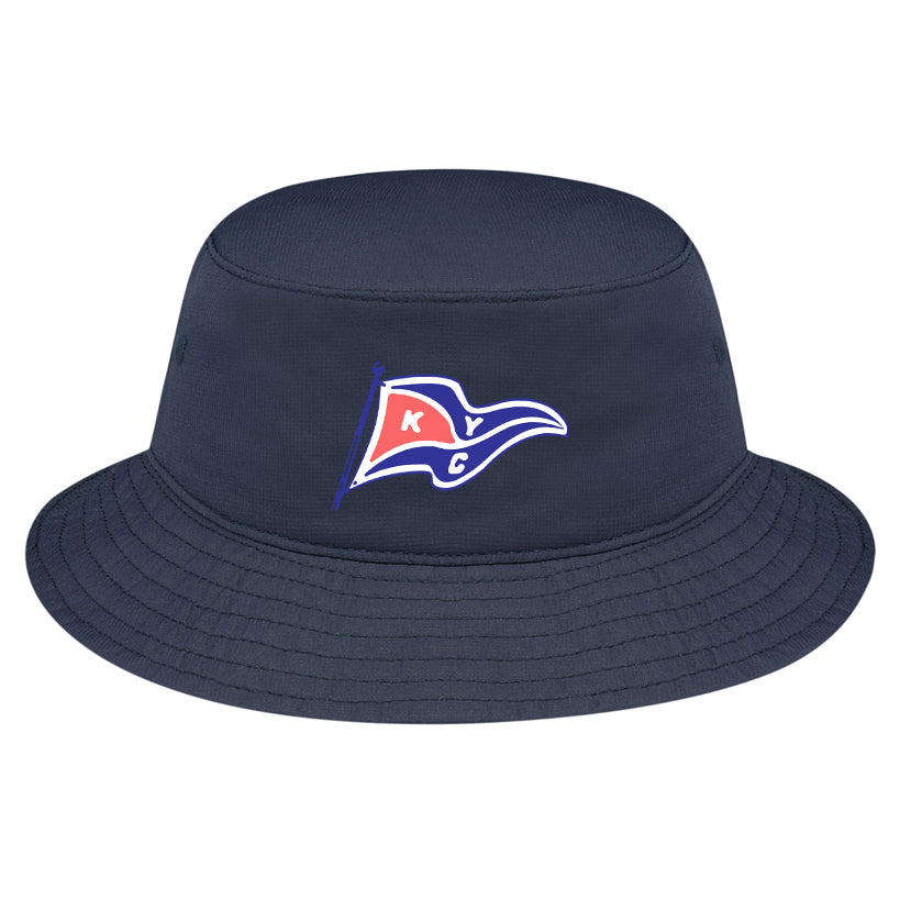 Kanagio Yacht Club Adult Polyester Pearl Nylon Bucket Hat - Navy