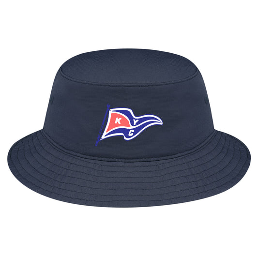 Kanagio Yacht Club Adult Polyester Pearl Nylon Bucket Hat - Navy