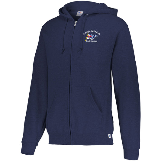 Kanagio Yacht Club Adult Dri-Power® Full Zip Sweatshirt - Navy