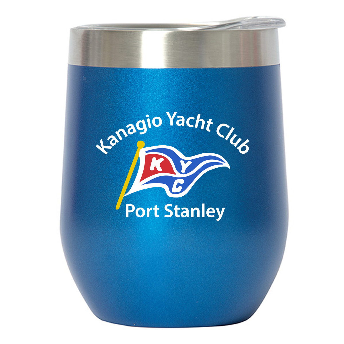 Kanagio Yacht Club 350ml Traveller Mug - Royal Blue