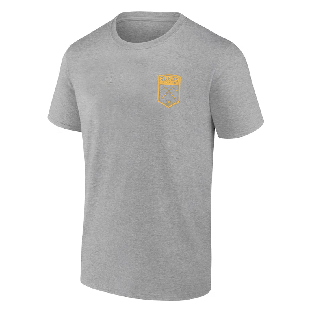 Sleds North 2022 Adult Short Sleeve T-Shirt - Sport Grey