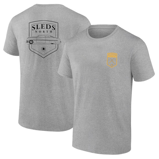 Sleds North 2022 Adult Short Sleeve T-Shirt - Sport Grey