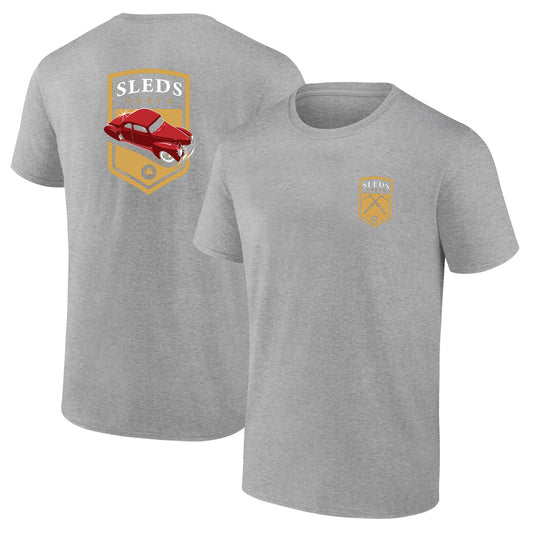 Sleds North 2023 Adult Short Sleeve T-Shirt - Sport Grey