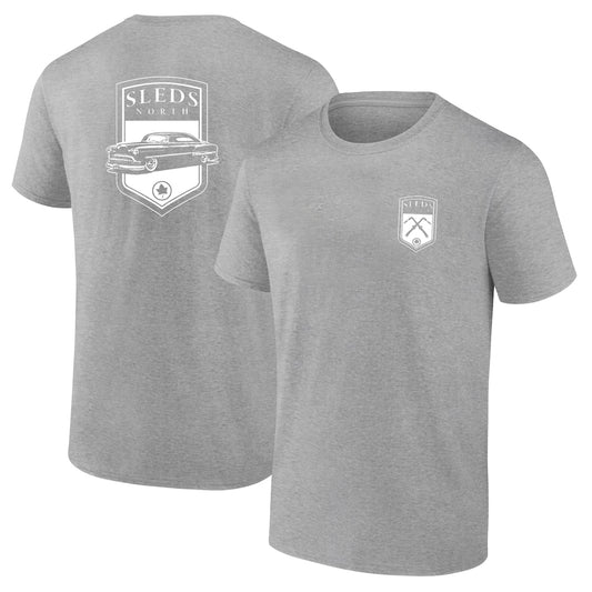Sleds North 2024 Adult Short Sleeve T-Shirt - Sport Grey
