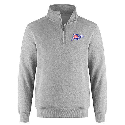 Kanagio Yacht Club Adult Quarter Zip Sweatshirt - Sport Grey