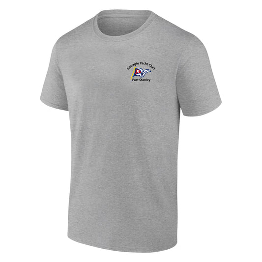 Kanagio Yacht Club Adult Short Sleeve T-Shirt - Sport Grey