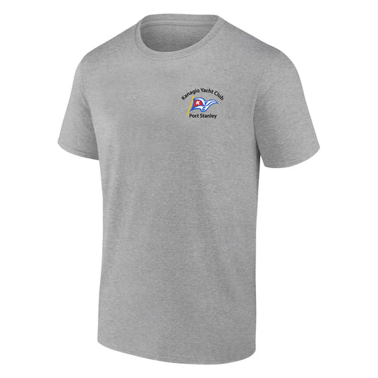 Kanagio Yacht Club Adult Short Sleeve T-Shirt - Sport Grey