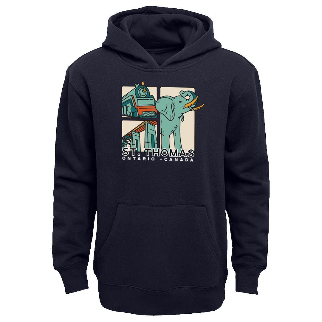 St. Thomas Youth Primary Hooded Sweatshirt