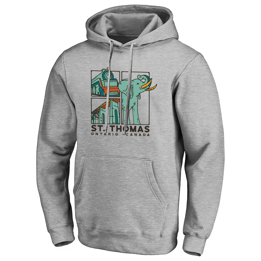 St. Thomas Adult Primary Hooded Sweatshirt