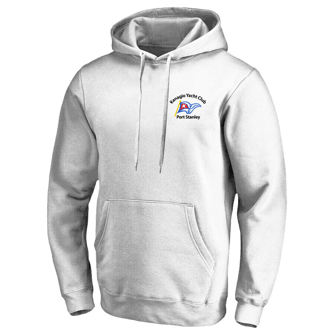Kanagio Yacht Club Adult Hooded Sweatshirt - White