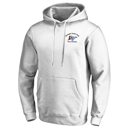 Kanagio Yacht Club Adult Hooded Sweatshirt - White