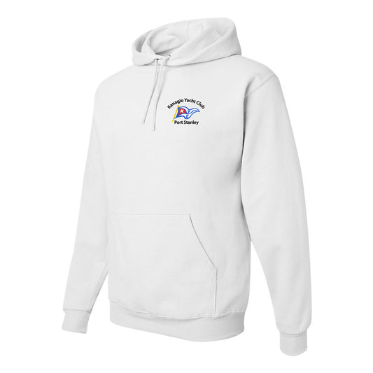 Kanagio Yacht Club Adult NuBlend® Hooded Sweatshirt - White